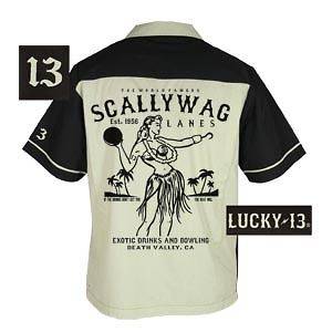   13 Skallywag Lanes 1956 Dancing Girls Retro Bowling Lounge Shirt Punk
