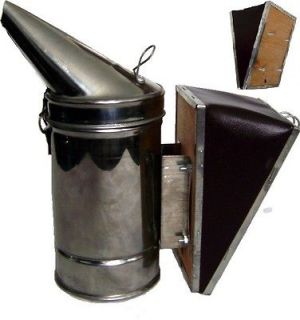 10 Stainless Steel Bee Smoker with free spare bellows / Beekeeping 