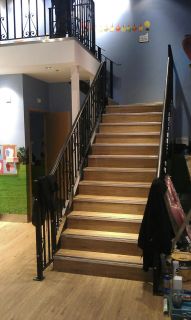 Steel Staircase and handrail Made to Order