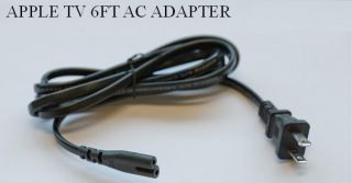 6FT 1ST 2ND 3RD GENERATION APPLE TV AC POWER CORD ADAPTER ADAPTOR 
