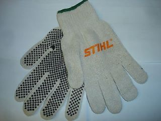 STIHL NEW CLOTH ALL PURPOSE GLOVES WITH RUBBER TYPE GRIPS