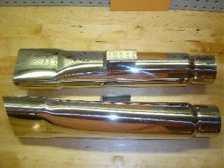 68 76 A Body Dodge Dart Duster Demon Stainless 2 5/8 inch Exhaust Tips