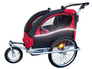 Booyah jogger stroller kid baby bicycle bike trailer RED