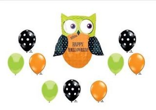 HALLOWEEN PARTY BALLOONS OWL DANCE DECORATIONS SUPPLIES