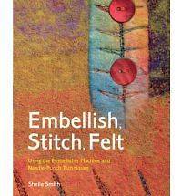 Embellish Stitch Felt Using the Embellisher Machine and Needle Punc Sh 