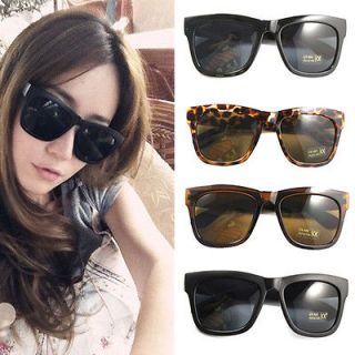   Retro Womens Summer 1960s Shades Squared Type Black Leopard Sunglasses