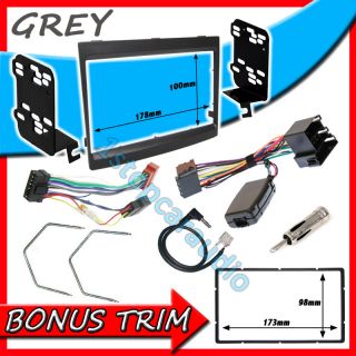   2DIN FACIA KIT + STEERING WHEEL CONTROL HARNESS + ISO + MORE