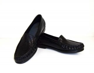 SAS Womens Simplify C Black Croc Slip On Sizes 7,7.5,8,8.5,9,9.5,10