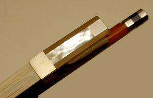 Violin Bow with Horn Frog & German Nickel Silver 4/4 #5