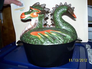 DRAGON HUMIDITY POT FOR WOOD OR PELLET STOVE 2.5QT VERY COOL LOOKING