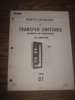 onan transfer switches in Transfer Switches