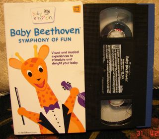 Baby Beethoven Einstein Vhs Symphony of Fun Musical Visual Educational 