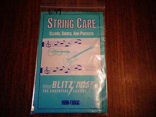 Blitz #301 String Care Cloth for acoustic and electric instruments