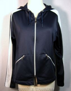 Tail Hooded Zip Jacket Ladies Blue Golf Tennis S