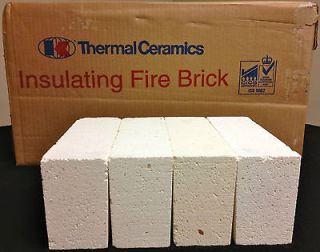 Insulating Firebrick #1 Arch 20 Fire Bricks in BOX 9x4.5x3 2.75 FOR 