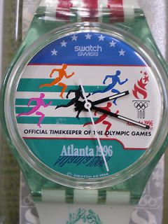 Vintage Swatch Watch Atlanta Centennial Olympic Games 1996