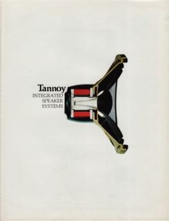 Tannoy Speaker Catalog Royal 85,Regent 75,Era 55,Int 40