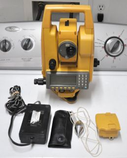 TOPCON GTS 605 SURVEYING TOTAL STATION W/ EXTRA BATTERY