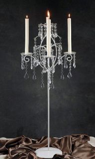 36 Taper Candle Candelabra Crystals 4 arms wedding Centerpiece