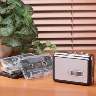 New Portable USB Cassette Tape Deck to PC/ Converter