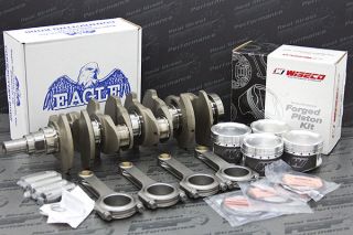 Eagle Forged H Beam Rods Crank Integra LS B18A1 B18B1 Wiseco Pistons 