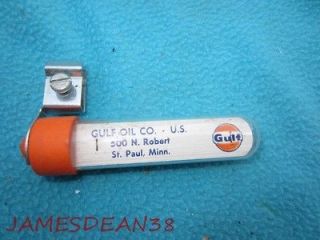 GULF OIL CO.ANTENNA THERMOMETER CAR TRUCK