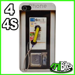 VINTAGE CLASSIC PHONE BOOTH DESIGN ANTIQUE HARD CASE FOR APPLE IPHONE 