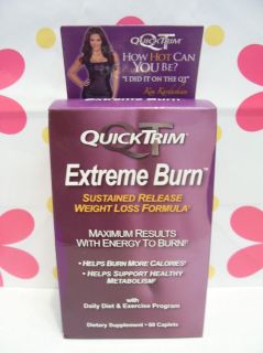 QUICKTRIM EXTREME BURN 60 WEIGHT LOSS CAPSULES $49.99