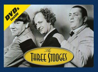 The Three Stooges Collectable Tin With Handle DVD, 2009, 2 Disc Set 