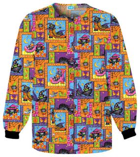 CHEROKEE HOLLOWEEN/THAN​KS GIVING JACKET in Spooky Cats 4350C SPCA 