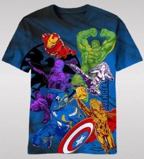 NEW Marvel Iron Man Hulk Spider Man Captain America Avengers Poster T 