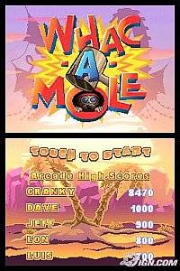 Whac A Mole Nintendo DS, 2005