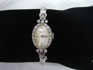 ladies diamond watch in Vintage & Antique Jewelry
