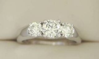 STONE DIAMOND ENGAGEMENT RING WEDDING BAND WHOLESALE 1.58 CARAT