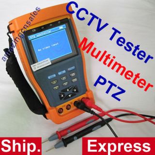 inch LCD Monitor CCTV Camera PTZ Tester Multimeter