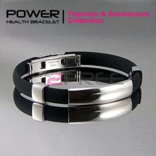 Newest Plus Magnetic Power Titanium Ionic Bracelet Balance Band 6 