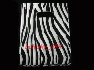 98pc Black zebra strip Shopping/Gift Plastic Bag20x15cm
