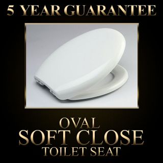   SOFT CLOSE HEAVY DUTY OVAL TOILET SEAT WITH TOP FIXING HINGES ARIAN