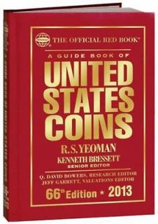 2013 Official Red Book US Coins 66th   Hardcover Edition Price Guide 