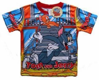TOM & JERRY Cartoon Kids T Shirt Size 4 Age 2 3 Years Movies Hero TV 