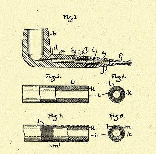 BARLING Tobacco Pipe Liner US Patent Art Print_J269