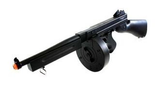 Airsoft Thompson Tommy Gun M1A1 Auto Black AEG Rifle