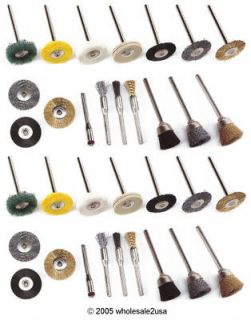Locksmith Parts Cleaning Bit Wire Brushes Rotary Tool