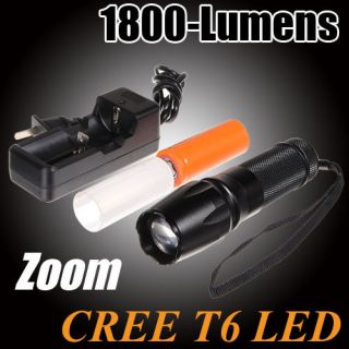   KING 5000Lm 3x CREE XM L T6 LED Flashlight 3 Modes Torch 4*18650 Light