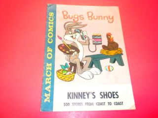MARCH OF COMICS   BUGS BUNNY #201 Kinney Shoes giveaway