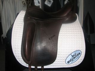 used county perfection dressage saddle 16 5 brown 7 day