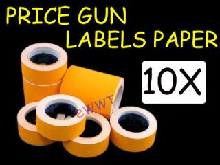 5000 pcs New Orange Label Paper Tag for Motex MX 5500 Price Gun 
