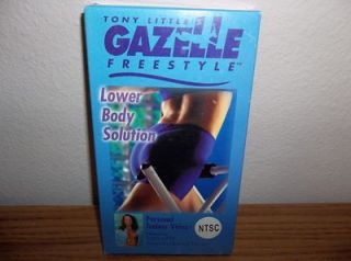 Tony Little GAZELLE Freestyle VHS Lower Body Solution Workout 