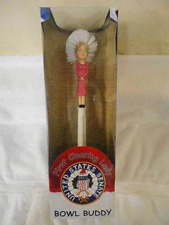 HILLARY RODHAM CLINTON TOILET BRUSH, GAG GIFT, WITH BASE TO HOLD 