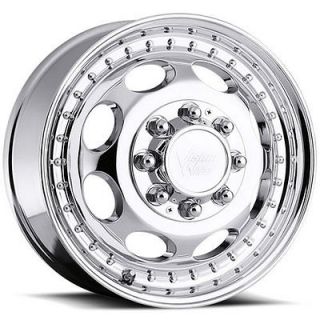 19.5x6.75 Machined Wheel Vision Hauler Dually (181 Front) 8x170